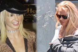 Britney Spears già nua thấy rõ, đầu tóc rối bời khi rời sở cảnh sát