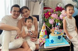 Lương Thế Thành, Thúy Diễm tổ chức sinh nhật tròn 3 tuổi cho con trai: Ít thành viên nhưng rất ấm cúng