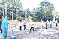 100% học sinh tham dự kỳ thi cuối khóa tại trường Dự bị Đại học Dân tộc Trung ương được xét nghiệm sàng lọc SARS-CoV-2