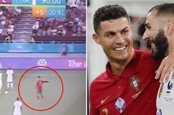 Là đội trưởng đội Bồ Đào Nha, nhưng Cristiano Ronaldo lại chỉ cho Pháp hướng chuyền bóng?