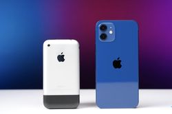 iPhone 12 so tốc độ với iPhone đời đầu