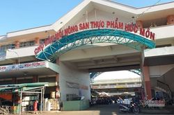 Chợ đầu mối nông sản Hóc Môn trước giờ tạm dừng hoạt động 7 ngày