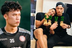 Sau lùm xùm 'ngó lơ' đồng đội, Bùi Tiến Dũng bất ngờ công khai 'thể hiện tình cảm' với Hà Đức Chinh