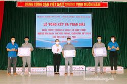 Trao giải cuộc thi vẽ tranh và sáng tác nghệ thuật hưởng ứng Ngày thế giới phòng, chống ma túy 26/6