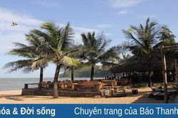 Du khách trải nghiệm Bãi Đông ngày hè