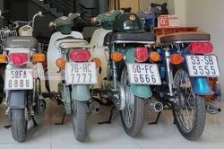 Dàn xe Honda Cub cũ biển số đẹp tại TP.HCM