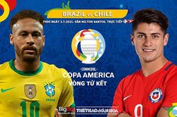 Kèo nhà cái. Soi kèo Brazil vs Chile. BĐTV trực tiếp Copa America 2021