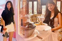 Con gái Trương Ngọc Ánh gây sốt khi đi dạo phố ở Mỹ: Chẳng cần lên đồ lộng lẫy mà vẫn xinh, đôi chân dài chiếm spotlight
