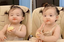 Bé Winnie vào tuổi ăn dặm: Sướng nhất mẹ bỉm Đông Nhi khi con gái tự tay một mình 'ăn cả thế giới'