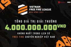 Cộng đồng Free Fire 'đứng ngồi không yên' vì số tiền giải VFL Mùa Đông 2021 lớn chưa từng có!