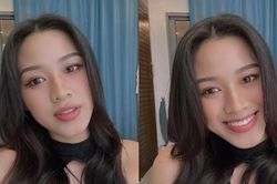 Hoa hậu Đỗ Thị Hà khoe ảnh trang điểm tự nhiên, xinh tươi dù chưa theo học các chuyên gia
