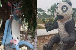 Những bức tượng gây ám ảnh khiến hội yếu tim 'xách dép chạy 8 hướng'
