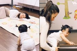 Đông Nhi được khen ngợi hết lời với cách giúp con gái vượt qua nỗi sợ đầu đời