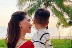 Hòa Minzy lo sợ khi đăng ảnh con trai lên mạng xã hội, dân tình người an ủi kẻ mỉa mai