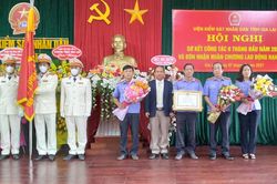Viện Kiểm sát nhân dân tỉnh Gia Lai đón nhận Huân chương Lao động hạng nhì