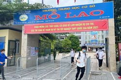 Hà Đông: Ngày thi thứ 2 - kỳ thi tốt nghiệp THPT 2021, cả 8 điểm thi an toàn, không phát sinh tình huống đặc biệt