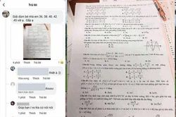 Tung đề lên mạng nhờ giải, 1 học sinh bị đình chỉ thi