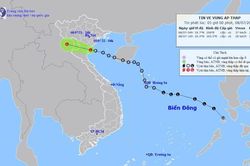 Áp thấp nhiệt đới suy yếu, Thanh Hóa vẫn tiếp tục có mưa diện rộng, sóng lớn trên biển