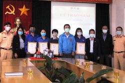 Trao giải Cuộc thi Tuổi trẻ Lâm Đồng với an toàn giao thông đợt 1