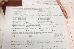Đình chỉ thí sinh gửi đề Toán ra ngoài nhờ làm hộ