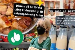 TP.HCM giãn cách theo chỉ thị 16: Hậu Hoàng 'sắm' thùng mì, netizen khoe ảnh 'Tết Cô Vy'