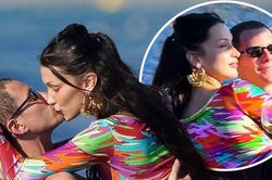 Bella Hadid ôm hôn đắm đuối tình mới trên biển, thân hình 'trơ xương' đáng lo ngại