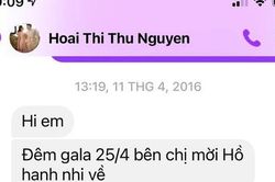 Vy Oanh bị nghi photoshop ảnh tin nhắn bằng chứng tố Hoa hậu Thu Hoài vì chi tiết này
