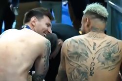 Khoảnh khắc của Messi và Neymar sau trận chung kết