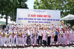 Quảng Ninh chi viện 70 y, bác sĩ cho tâm dịch TP Hồ Chí Minh