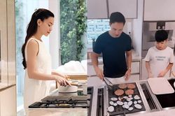 Hà Hồ quyết định thành 'bà nội trợ', Kim Lý cũng gia nhập đường đua làm chef chính hiệu