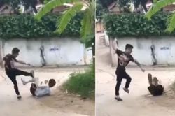Phú Thọ: Nam sinh lớp 10 dùng gậy 3 khúc hành hung người dã man