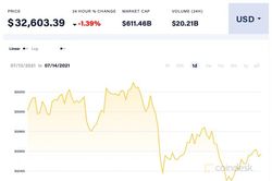 Giá Bitcoin hôm nay 14/7: Suy yếu khi lạm phát Hoa Kỳ đạt mức cao nhất trong 13 năm