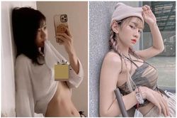 Vạch áo lộ chân ngực, hot girl Lê Bống nhận 'đủ gạch xây nhà'