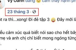 Vy Oanh có động thái lạ giữa lúc bị phát hiện điểm bất thường về thời gian mang thai con thứ 3