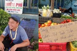 Anh bán rau siêu dễ thương ở Đồng Nai: Khách không đeo khẩu trang, bán đắt gấp đôi!
