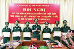 Hội nghị rút kinh nghiệm thực hiện nhiệm vụ tham gia diễn tập Chỉ huy – Tham mưu và tác chiến phòng thủ năm 2021