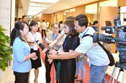 Đảm bảo điều kiện an toàn cho phóng viên tác nghiệp tại kỳ họp thứ nhất của Quốc hội
