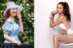 Á hậu Thụy Vân khoe vai trần gợi cảm, Hoa hậu Diễm Hương nóng bỏng với áo tắm