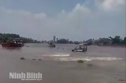 Tai nạn giao thông đường thủy trên sông Đáy khiến 1 người tử vong