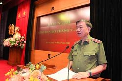 Bộ trưởng Tô Lâm: Tập trung xử lý các loại tội phạm lợi dụng tình hình dịch bệnh Covid-19 để gia tăng hoạt động