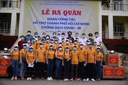 Hòa Bình ra quân hỗ trợ TP Hồ Chí Minh chống dịch