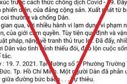 TP HCM lên tiếng về thông tin 'người dân bức xúc tự thiêu tại TP Thủ Đức'
