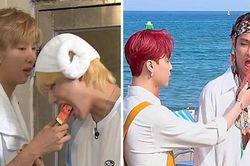 Jimin BTS dạy cho V một bài học vì sở thích 'ăn ké'