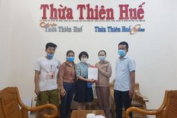 Chương trình Quỹ Sen Xanh của Báo Thừa Thiên Huế đến với người dân các khu vực bị phong tỏa ở TP. HCM