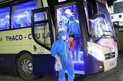 Tam Kỳ (Quảng Nam): Đón 77 công dân đầu tiên từ TP HCM trở về quê