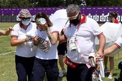Cung thủ Nga ngất xỉu khi đang thi đấu tại Olympic Tokyo 2020