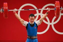 Thạch Kim Tuấn nỗ lực thi đấu ở Olympic Tokyo