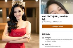 Xuất hiện group anti Đỗ Thị Hà, gọi cô là 'Hoa hậu 0 đồng'