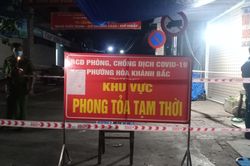 Tạm dừng hoạt động chợ Quang Thành vì có ca nghi mắc Covid-19
