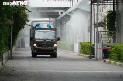 Xuất hiện ca COVID-19, Bộ Tư lệnh Thủ đô phun khử khuẩn KCN Chương Mỹ
